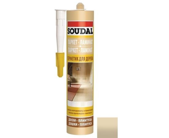 Parquet sealant Soudal 300 ml maple