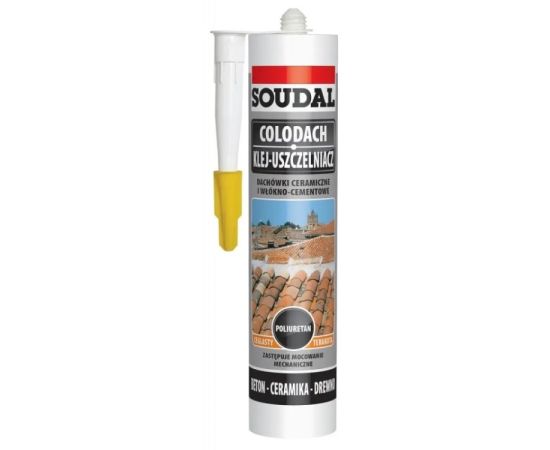 Герметик для черепицы Soudal Colodach 290 мл терракота