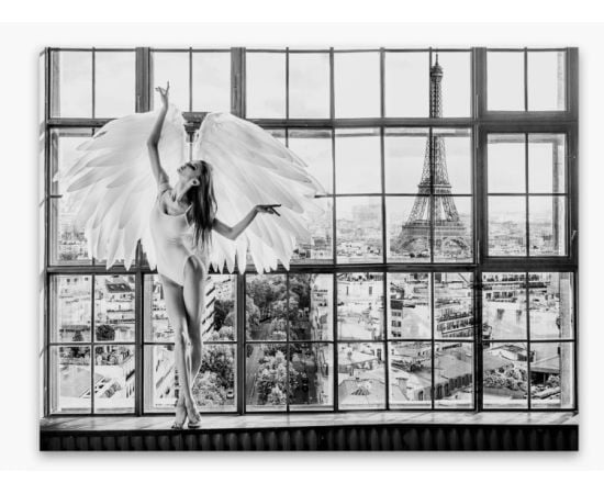 A Picture on canvas Styler ST713 WINDOW PARIS 70X100