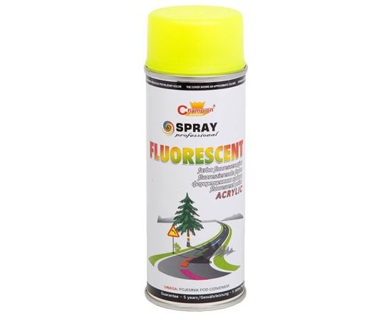 Fluorescent spray paint Champion fluorescent CH 0004 400 ml yellow