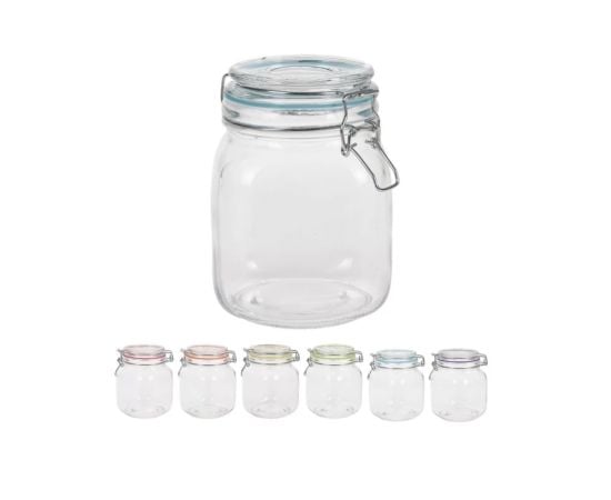 Glass jar with lid Koopman CD1001950 1000ml