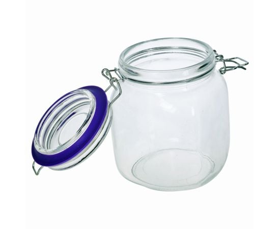 Glass jar with lid Koopman CD1001950 1000ml