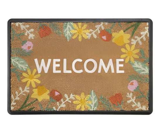 Rug Hamat DELHI Welcome flowers  40x60 cm