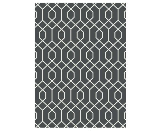 ხალიჩა DCcarpets Ambiance 81203 Anthracite/White 120x170 სმ