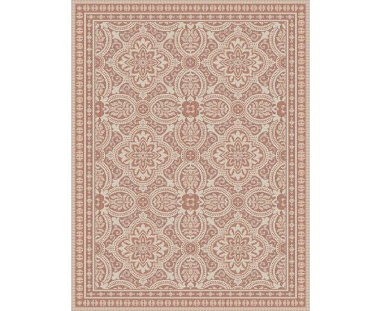 ხალიჩა DCcarpets Terazza 21193 Ivory/Silver/Coral 80x150 სმ.