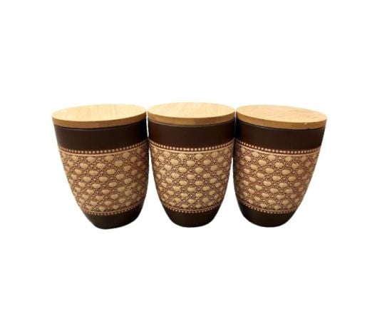 Set of jars LEVORI 3pcs 25927