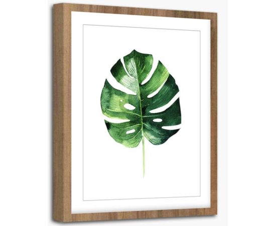 სურათი ჩარჩოში Styler Wooden Monstera FR279 30X40 სმ