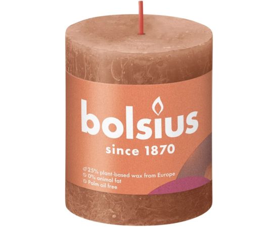 სანთელი Bolsius Rusty Pink 80/68 მმ