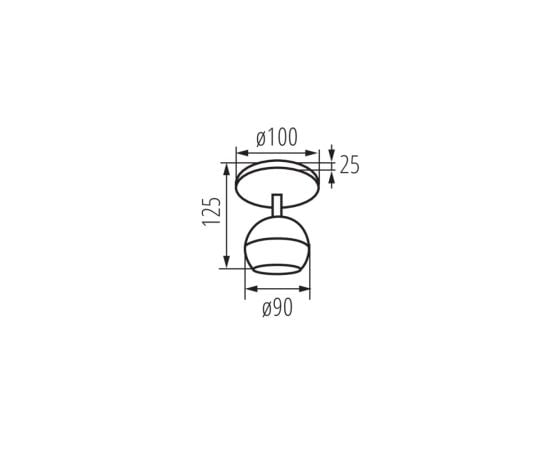 Spot Kanlux 33671 EL-1O B GALOBA 1 GU10