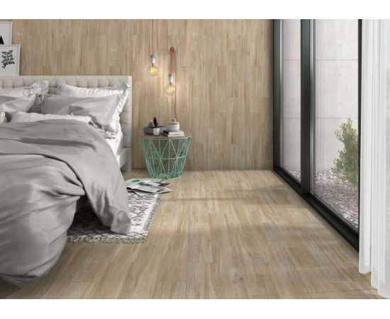 Porcelain tile Halcon Ceramicas Baltimore Beige 233x1200 mm