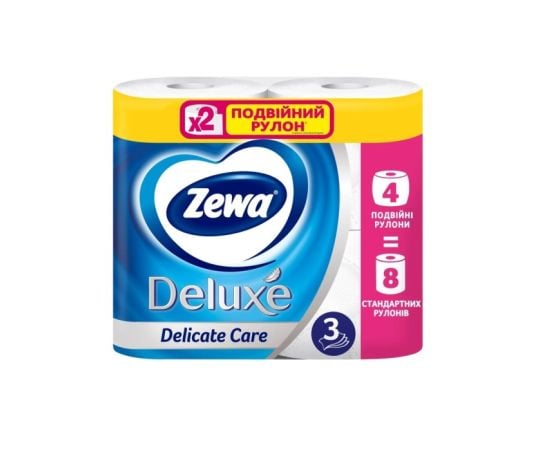 Туалетная бумага Zewa DELUXE 4шт