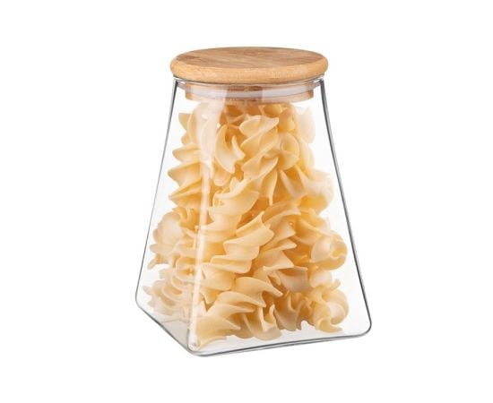 Glass jar with bamboo lid DongFang 550ml AL-MH-20