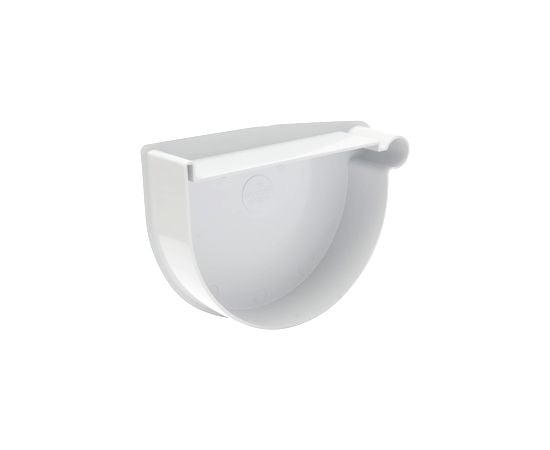 Funnel cap right RainWay 130 mm white