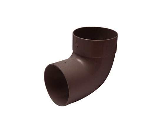 Branch pipe single coupling RainWay 100 mm 67° brown