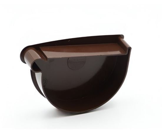 Funnel cap left brown RainWay 130 mm