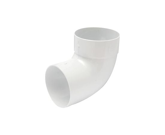 Branch pipe single coupling RainWay 75 mm 67° white