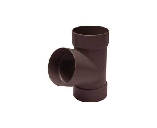 Tee pipe RainWay 75 mm 67° brown