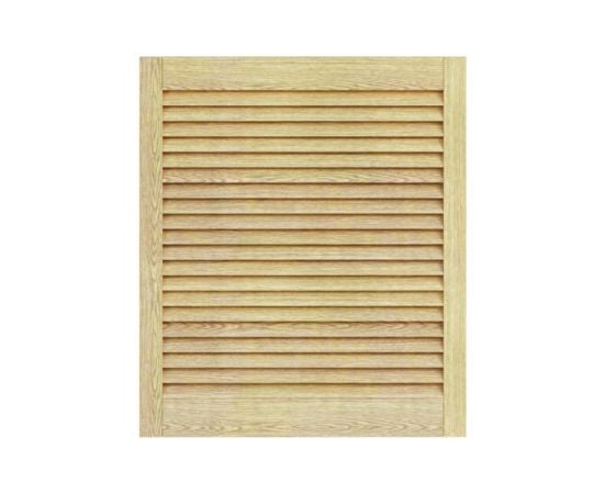 Doors louvered wooden Pine Woodtechnic 606х594 mm