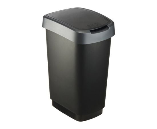 Trash can Rotho TWIST 50l gray