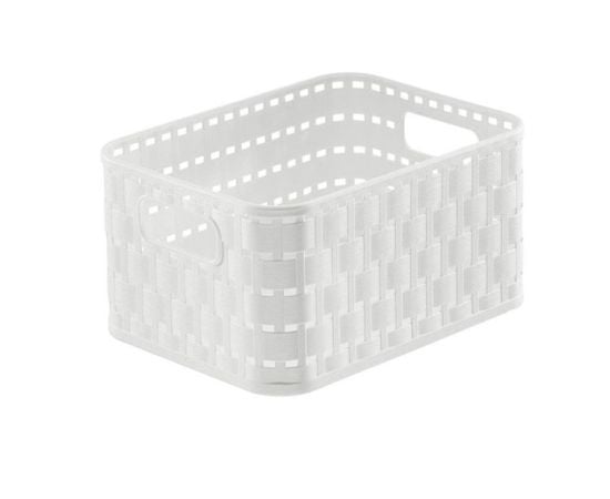 Storage basket Rotho 2L COUNTRY A6 white