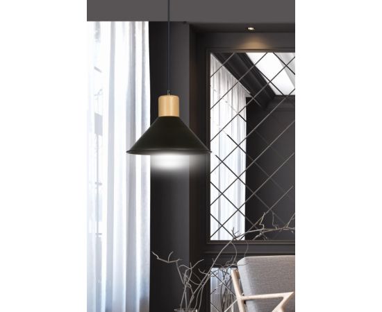 Pendant EMIBIG Rowen 1 E27 1x MAX 60W black