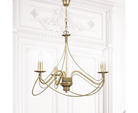 Chandelier EMIBIG TORI 3 E14 h750 L530 gold 170/3