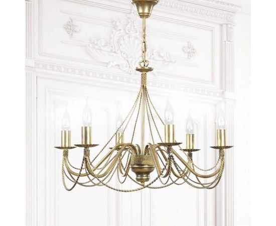 Chandelier EMIBIG TORI 6 E14 h750 L630 gold 170/6