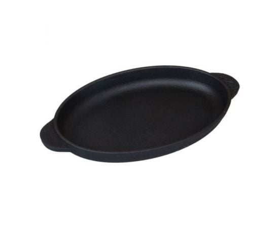 Cast iron portioned oval pan BRIZOLL HoReCa 220х140х25 mm