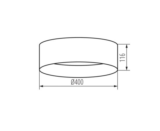 ჭერის სანათი Kanlux 36508 RIFA LED 17.5W NW N2