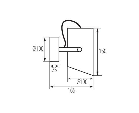 სპოტი Kanlux 36263  EL-10 B LARATA 1 E27