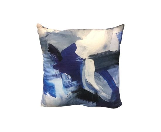 Decorative pillow Home Line 45x45 cm Abstract blue