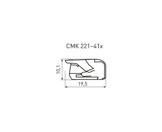 Клемма EKF 5 0.2-4.0 мм² 5шт СМК 221-415 PROxima