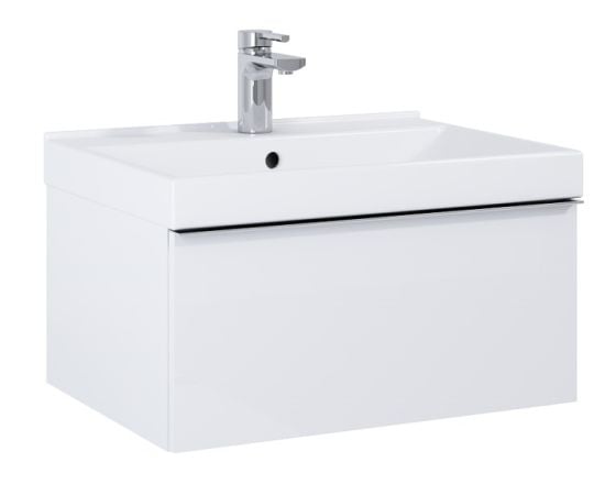 Washbasin hanging cabinet Elita Look 60 1DR HG PDW white