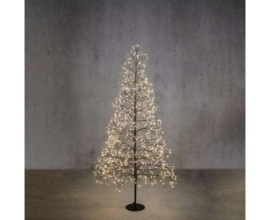 Decoration Christmas tree IP44 with timer 150x70 cm