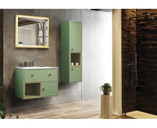 Bathroom furniture with washbasin MARTAT Valeria 80 Green