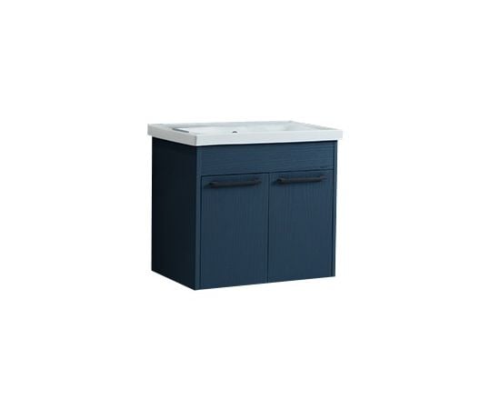 Hanging cabinet with washbasin Martat Sofia 65 Iceland Blue