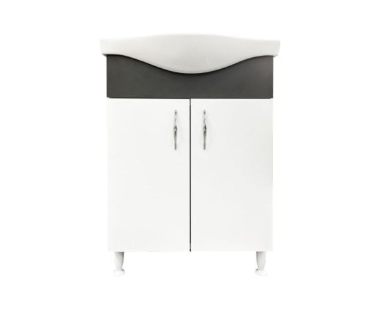 Bathroom furniture with washbasin Teko Plus Classic 55 Black