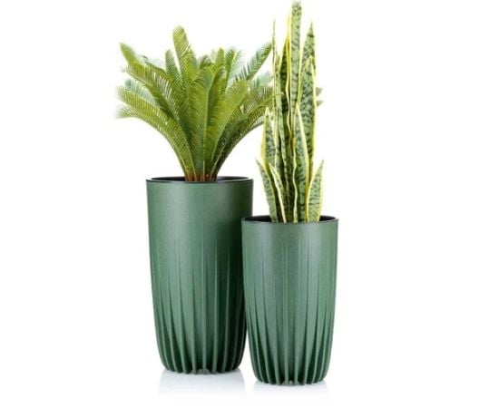 Flower pot Lamela MIRA 300 ECO 12,5l green