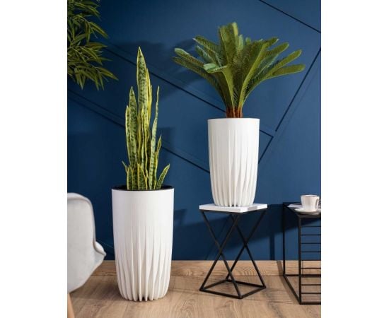 Flower pot Lamela MIRA 300 ECO 12,5l white