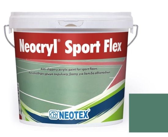 Paint Neotex Neocryl Sport Flex green 4 kg