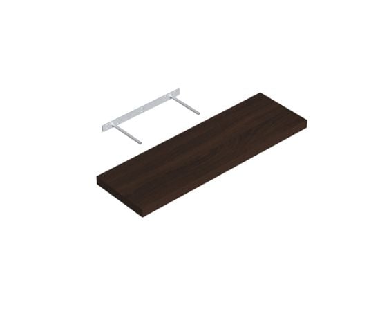 Shelf with hidden fastening wenge VELANO 65114 80x25