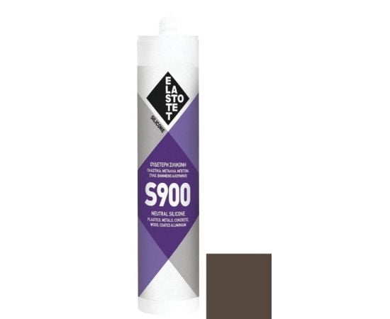 Silicone Elastotet S-900 RAL 8014 brown 280 ml