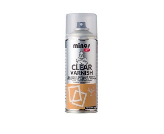 Прозрачный лак-спрей Evochem Minos Clear Varnish Spray 400 мл глянцевый