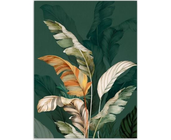 Picture on canvas Styler Green Leafs ST554 60X80 cm