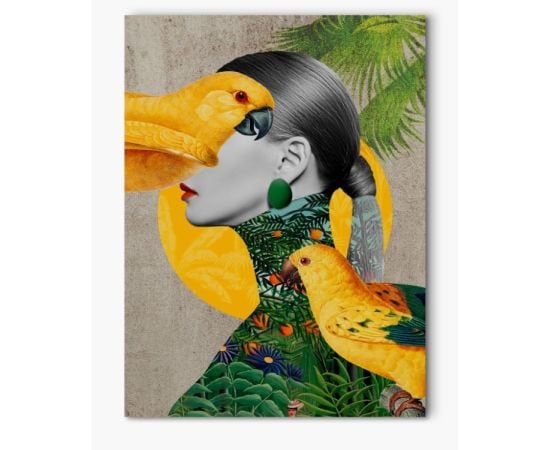 A Picture on canvas Styler ST720 PARROT GIRL 70X100