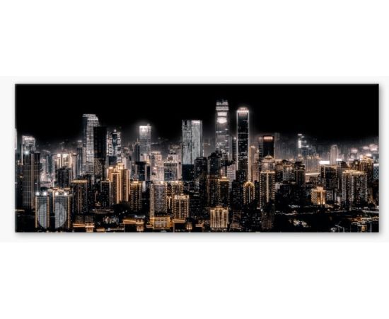 A picture on glass Styler SHINNING CITY GL453 50X125