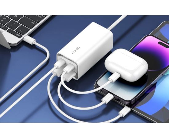 Charger LDNIO A4610C 65W 2 USB-A 2 USB-C