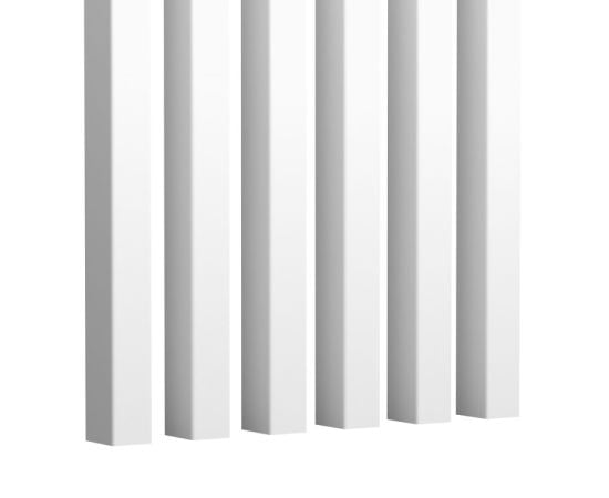 Decorative slat Foge 280x3x4 cm white 6 pcs