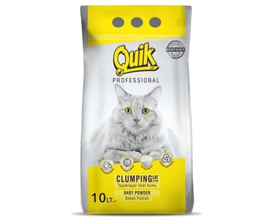 Cat toilet filler Bentonite Quik 10l powder