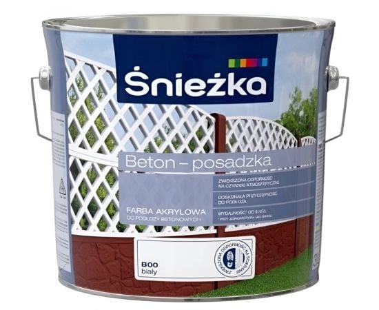 Concrete paint Sniezka B00 5l white